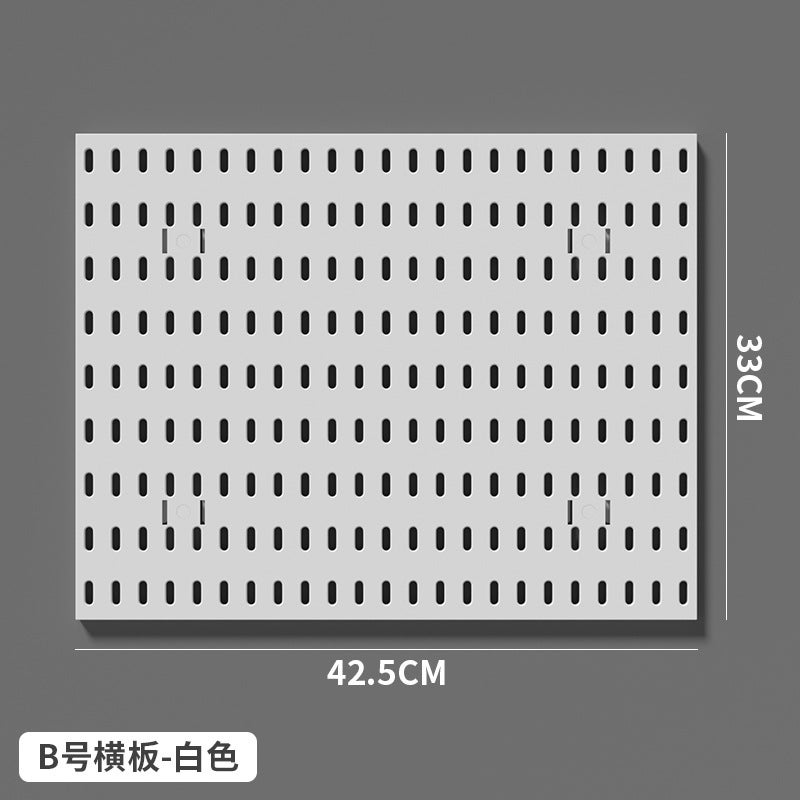 Girly Style Desktop Hole Board – Plastic DIY Storage Display Stand for Student Dormitory - Image 1